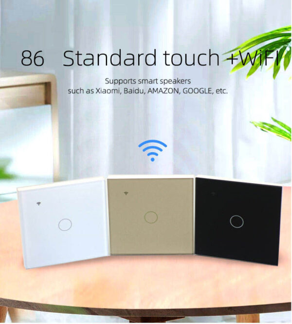 Plaqueta con interruptor de luz táctil Wifi - Imagen 2